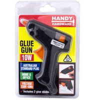 10W Hot Melt Glue Gun With 2 Glue Sticks For Arts Crafts Repairs
