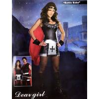 Adult Women Battle Babe Female Warrior Costume
