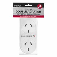 2400W Double Vertical Adaptor With Surge Protection