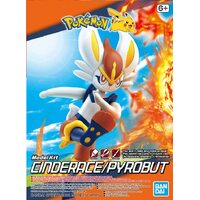 Bandai Pokemon Model Kit - No Glue/Painting Required - Cinderace