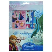 Disney Frozen Stickers Galore - 6 Reuseable Sticker Sheets and a Sticker Album