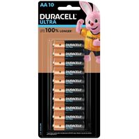 Duracell Ultra 1.5V Alkaline AA Batteries (Pack of 10)