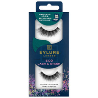 Eylure London False Lashes - Eco Lash & Stash - Vegan Faux Mink - Party Ready