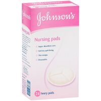 4 Packs x Johnson & Johnson Nursing Pad Ivory 24 (96 Count)