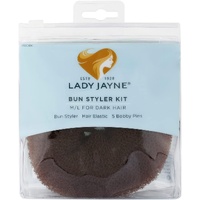 Lady Jayne Dark Bun Styler Kit - M/L