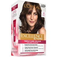 L'Oreal Excellence Creme Hair Colour - 4 Dark Brown