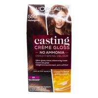 L'Oreal Casting Creme Gloss Semi-Permanent Hair Colour - 550 Mahogany (Ammonia Free)