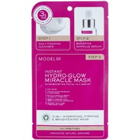 2 x ModelCo Instant Hydro Glow Miracle Face Mask