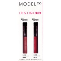 ModelCo Lip & Lash Duo - Shine Ultra Lip Gloss & Black Extension Mascara