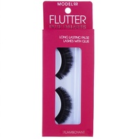 ModelCo Flutter False Eyelashes with Glue - Flamboyant