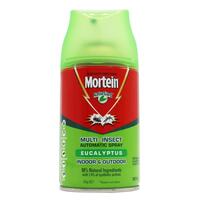6 x Mortein Multi-Insect Automatic Spray Refill Indoor & Outdoor 154g - Eucalyptus