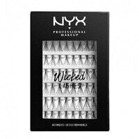 NYX Wicked Lashes - 01 Singles - 60 Pieces Included