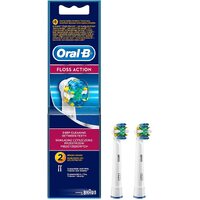 Oral B Pk2 Replacement Toothbrush Heads Floss Action