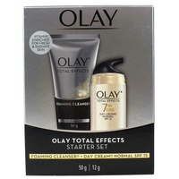 3 x OLAY Total Effects Starter Set 2 Pack - Cleanser + Cream