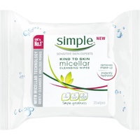 Simple Kind to Skin Micellar Cleansing Wipes Pack of 25