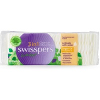 Swisspers 3-In-1 Cleanser Infused Pad Pack of 60
