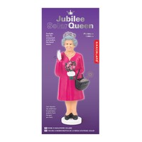Kikkerland Solar Queen - Solar Powered Waving Queen 19cm - Jubilee Limited Edition