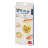 IS GIFT Reusable Silicone Eco Food Wrap (Set of 4)