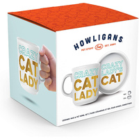 Fred Howligans Mug & Cat Bowl Set – Crazy Cat Lady