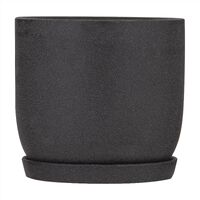 Rogue Azalia Ceramic Pot Black 19x19x18cm