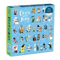 Dogs with Jobs Jigsaw Puzzle 500 Pieces