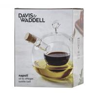 Davis & Waddell Ball Oil & Vinegar Bottle Clear/Natural 10.5x10.5x13.5cm