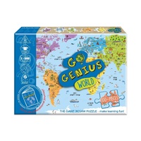 Go Genius World - The Giant Puzzle 100 Pieces - 68x48cm