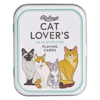 Ridleys Cat Lover's 54 Illustrated Playing Cards