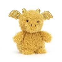 Jellycat Little Dragon Gold 18cm Plush