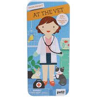 Petit Collage Shine Bright Magnetic Dress Up - At the Vet
