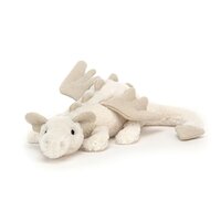 Jellycat Snow Dragon Little Plush 26cm Long