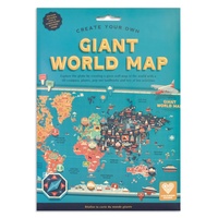 Clockwork Soldier - Giant World Map - Great for Kids
