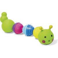 Lalaboom 8 Pcs Bloom Beads Caterpillar Bath Toy