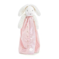 Bunnies by the Bay - Buddy Blanket Comforter with Plush "Blossom" Pink 40cm
