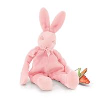 Bunnies By the Bay - Silly Buddy Bunny Super Soft Plush 25cm Dummy Holder Pink