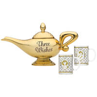 Disney Teapot & Glasses Set Aladdin Lamp