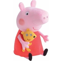 Licensed Peppa Pig with Teddy 25cm Plush