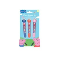 Peppa Pig Pack of 3 Roller Stamper Pens