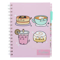Pusheen Breakfast Club: A5 Notebook Pen & Sticky Notes Set