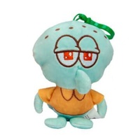 Licensed SpongeBob SquarePants 10cm Plush Bag Belt Clip - Squidward