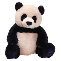 Gund Zi-Bo Panda Large 30cm Plush - Navy & Cream