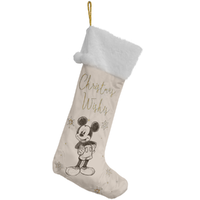 Disney Mickey Mouse Collectible Velvet Christmas Stocking 62cm