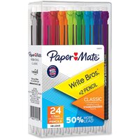 Paper Mate Mechanical Pencils, Write Bros. Classic #2 Pencil 0.7mm 24 Pack