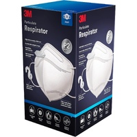 3M P2 Particulate Vertical Flat Fold Disposable Respirator 25 Pack