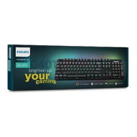 Philips Momentum USB Wired Mechanical Gaming Keyboard w/ Rainbow Backlight