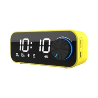 Pantone Digital Clock with Bluetooth Speaker – Yellow