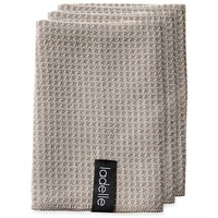 Pack of 3 Ladelle Microfibre Dishcloth 35cm x 35cm in Stone Brown