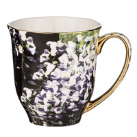 Ashdene Dark Florals New Bone China Mug - Wisteria