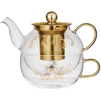 Ashdene Elegant Bee Glass Tea for One