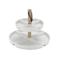 Ladelle Essentials Levels Serving Tower - White